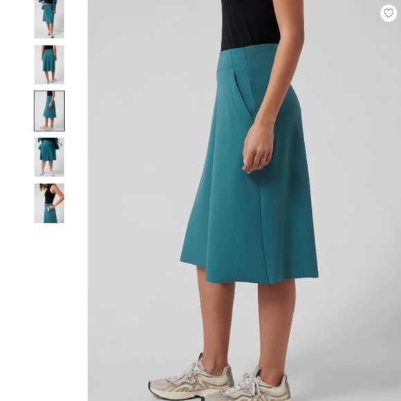 NWT Athleta Cosmic Skirt Green XL $99 on tag - Picture 3 of 7